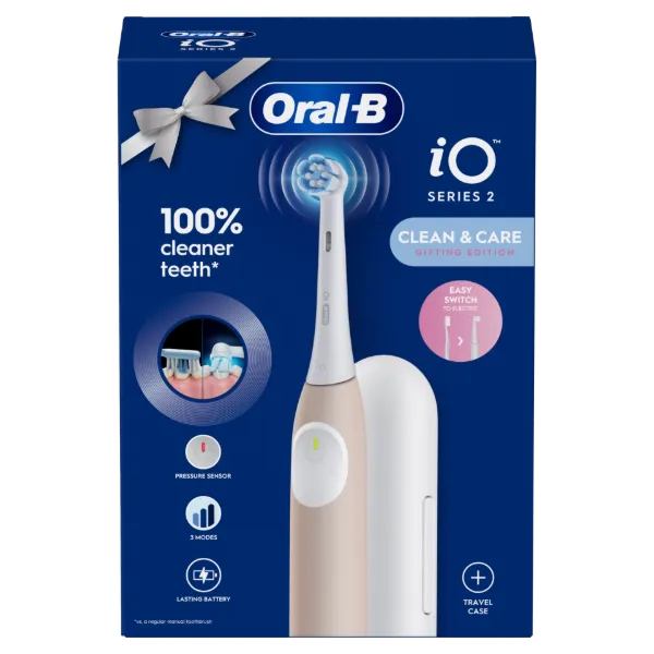 Oral-B iO 2 Elektromos Fogkefe, Calm Pink termékhez kapcsolódó kép