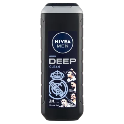 Nivea Men Tusfürdő 500 ml Deep Clean Real Madrid limitált kiadás termékhez kapcsolódó kép
