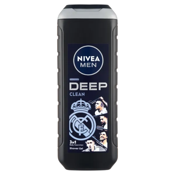 Nivea Men Tusfürdő 500 ml Deep Clean Real Madrid limitált kiadás termékhez kapcsolódó kép