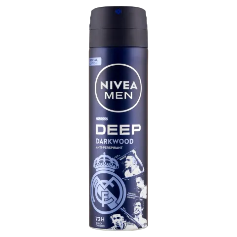 Nivea Men Deo spray 150 ml Deep Darkwood Real Madrid limitált kiadás termékhez kapcsolódó kép