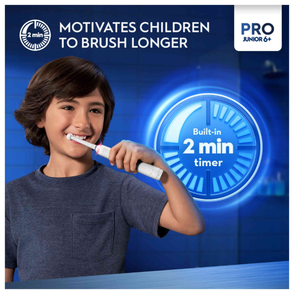 Oral-B Pro Junior Jégvarázs Elektromos Fogkefe, 6 Éves Kortól termékhez kapcsolódó kép