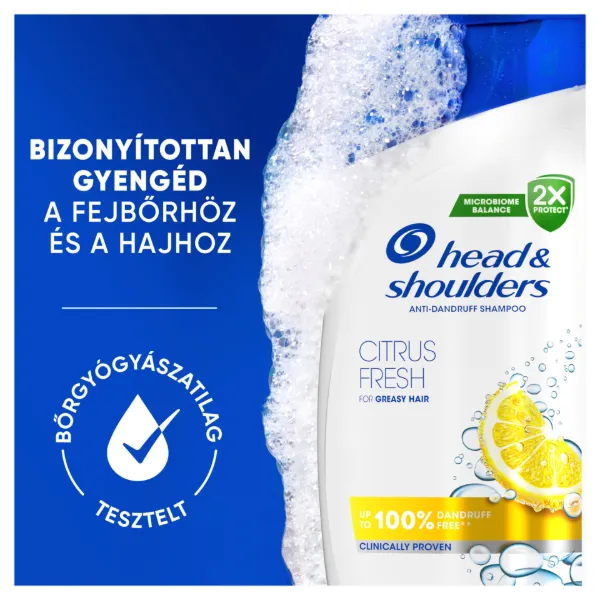 Head & Shoulders Citrus Fresh korpa elleni sampon zsíros hajra 800ml pumpás. Naponta termékhez kapcsolódó kép