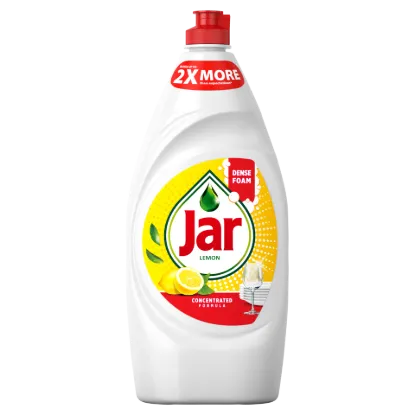 Jar Lemon Folyékony Mosogatószer. Zsíroldó Áztatás Nélkül Eltávolítja A Zsíros Szennyeződéseket900ML termékhez kapcsolódó kép
