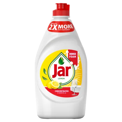 Jar Lemon Folyékony Mosogatószer. Zsíroldó Áztatás Nélkül Eltávolítja A Zsíros Szennyeződéseket450ML termékhez kapcsolódó kép