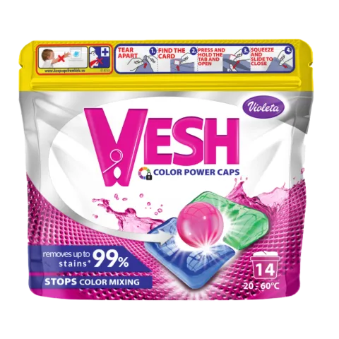 Violeta VESH mosókapszula 14 db Színes ruhákhoz termékhez kapcsolódó kép