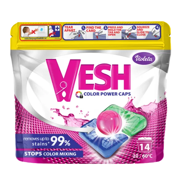 Violeta VESH mosókapszula 14 db Színes ruhákhoz termékhez kapcsolódó kép