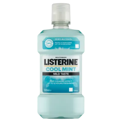 Listerine Cool Mint Mild Taste szájvíz 500 ml termékhez kapcsolódó kép
