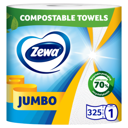 Zewa Jumbo háztartási papírtörlő 2 rétegű 1 tekercs termékhez kapcsolódó kép