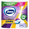 Zewa Premium Jumbo háztartási papírtörlő 3 rétegű 1 tekercs termékhez kapcsolódó kép