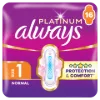 Always Platinum Normal (1-es méret) Szárnyas Egészségügyi Betét, 16 db termékhez kapcsolódó kép