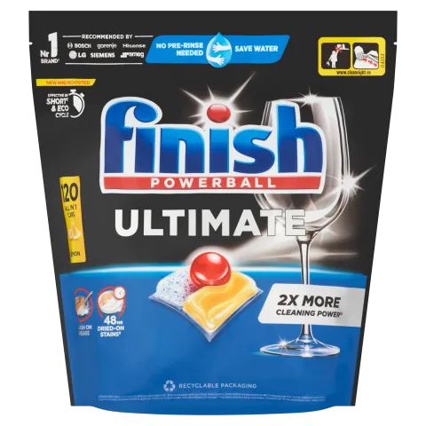 Finish Powerball Ultimate Citrom mosogatógép kapszula 120 db 1548 g termékhez kapcsolódó kép