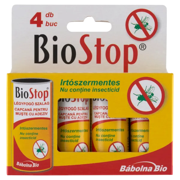 BioStop irtószermentes légyfogó szalag 4 db termékhez kapcsolódó kép