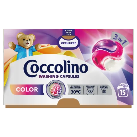 Coccolino Color 3in1 mosókapszula 15 mosás 259,5 g termékhez kapcsolódó kép