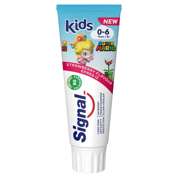 Signal Kids Super Mario epres ízű fogkrém 0-6 év 75 ml  termékhez kapcsolódó kép