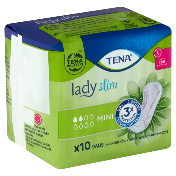 Tena Lady Slim Mini inkontinencia betét 10 db termékhez kapcsolódó kép