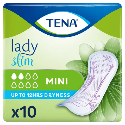 Tena Lady Slim Mini inkontinencia betét 10 db termékhez kapcsolódó kép