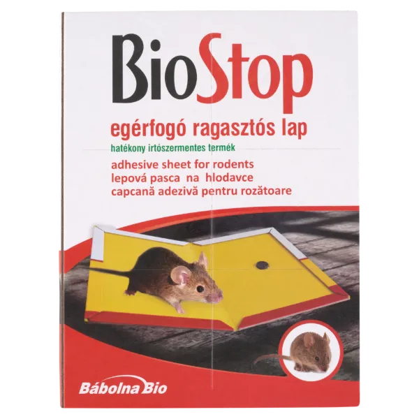 BioStop egérfogó ragasztós lap termékhez kapcsolódó kép