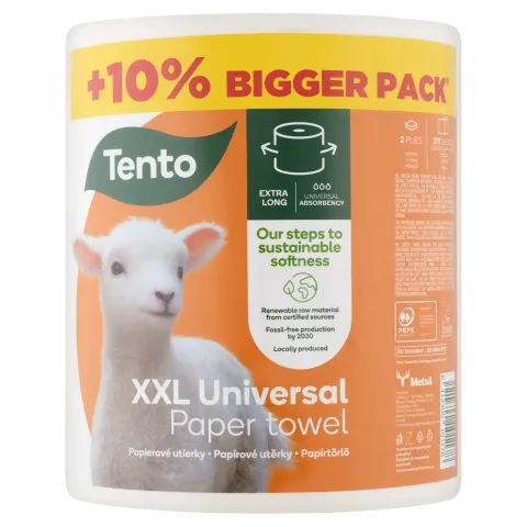 Tento XXL Universal háztartási papírtörlő 2 rétegű 1 tekercs termékhez kapcsolódó kép