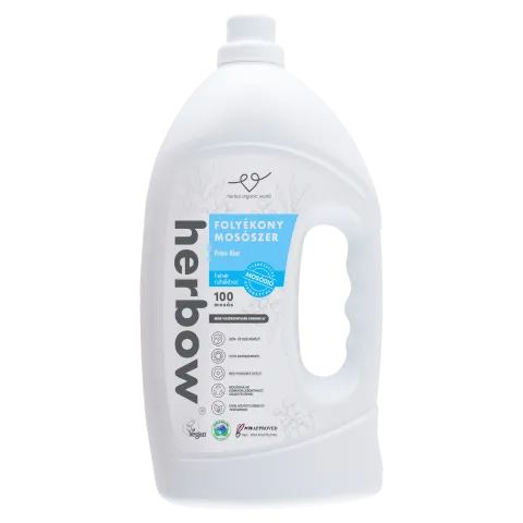 Herbow friss illat folyékony mosószer fehér ruhákhoz 100 mosás 3000 ml termékhez kapcsolódó kép