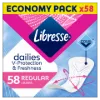 Libresse Dailies V-Protection & Freshness Regular tisztasági betét 58 db termékhez kapcsolódó kép