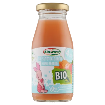 Univer Disney Baby bio sütőtök-banán-alma bébiital 4 hónapos kortól 200 ml termékhez kapcsolódó kép