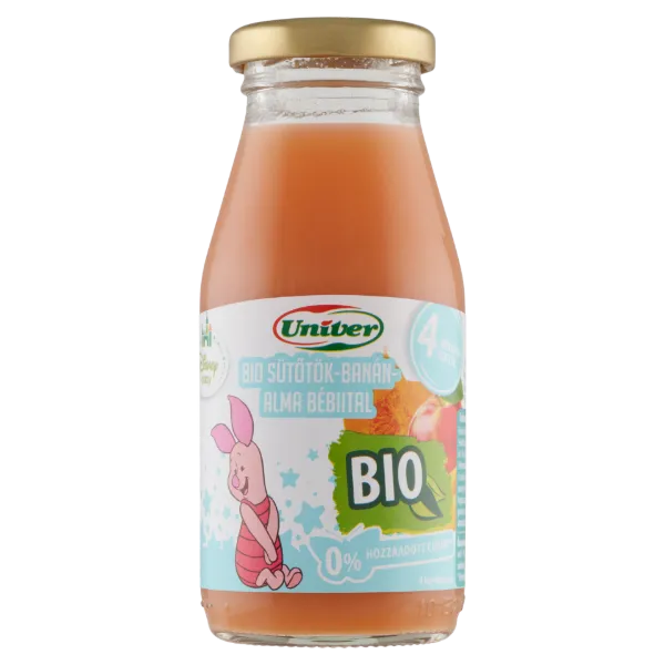 Univer Disney Baby bio sütőtök-banán-alma bébiital 4 hónapos kortól 200 ml termékhez kapcsolódó kép