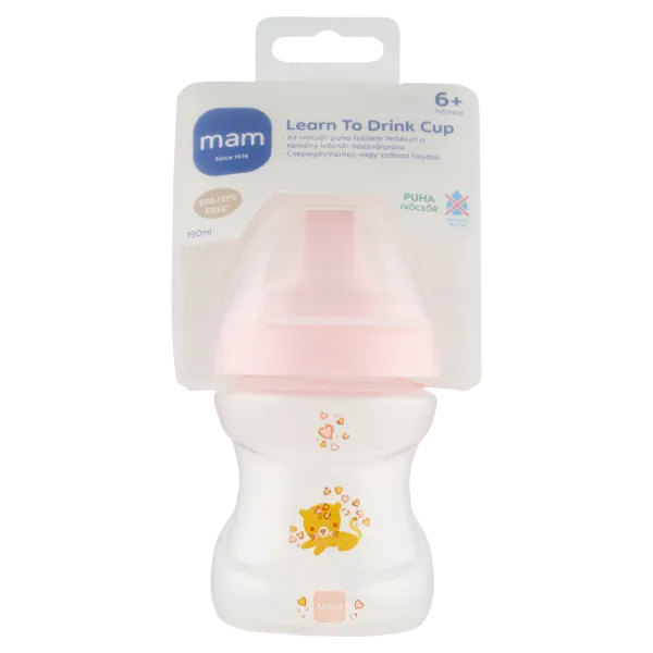 MAM Learn to Drink Cup ivópohár 190 ml-es 6+ hónap termékhez kapcsolódó kép