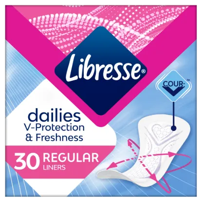 Libresse Dailies V-Protection & Freshness tisztasági betét 30 db termékhez kapcsolódó kép