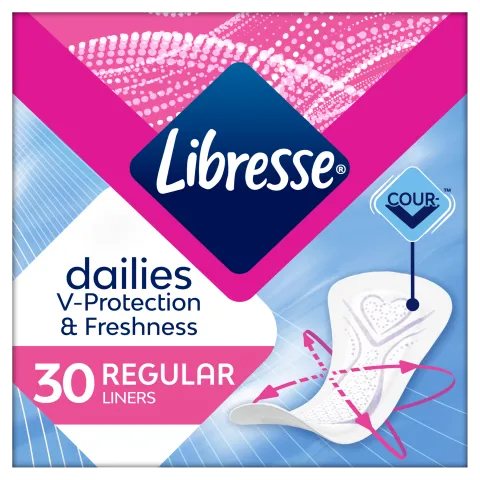 Libresse Dailies V-Protection & Freshness tisztasági betét 30 db termékhez kapcsolódó kép