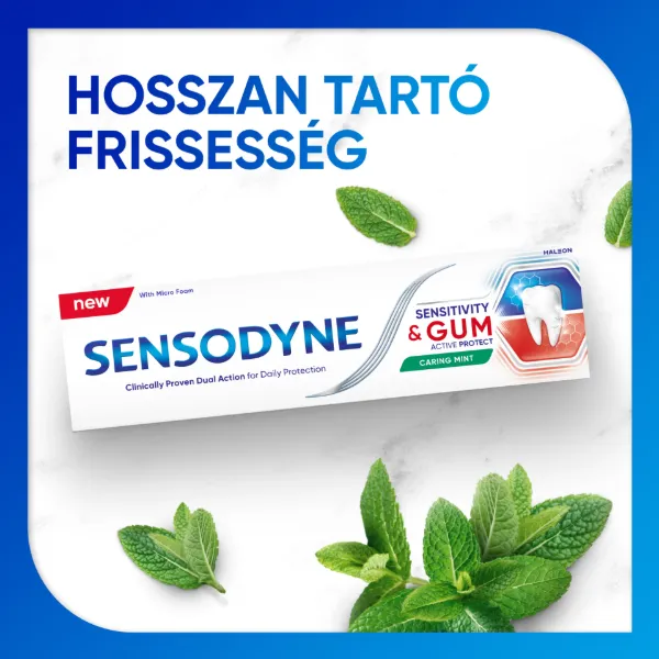 Sensodyne Sensitivity & Gum gyengéd menta aromás fogkrém 75 ml termékhez kapcsolódó kép