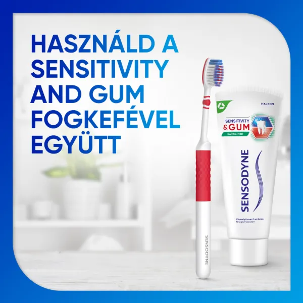Sensodyne Sensitivity & Gum gyengéd menta aromás fogkrém 75 ml termékhez kapcsolódó kép