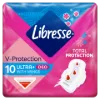 Libresse V-Protection Ultra+ Deo enyhén illatosított egészségügyi betét 10 db termékhez kapcsolódó kép