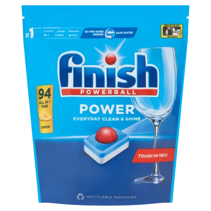 Finish Powerball Power All in 1 Citrom mosogatógép tabletta 94 db 1,5 kg termékhez kapcsolódó kép