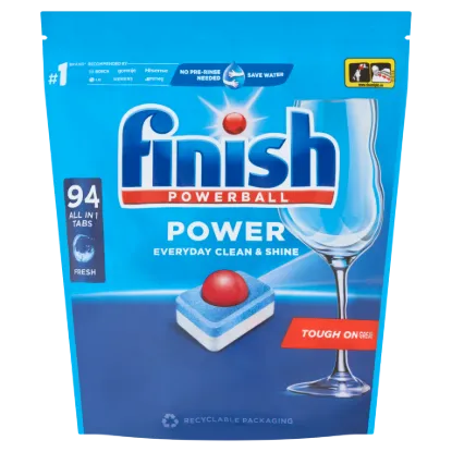 Finish Powerball Power All in 1 mosogatógép tabletta 94 db 1504 g termékhez kapcsolódó kép