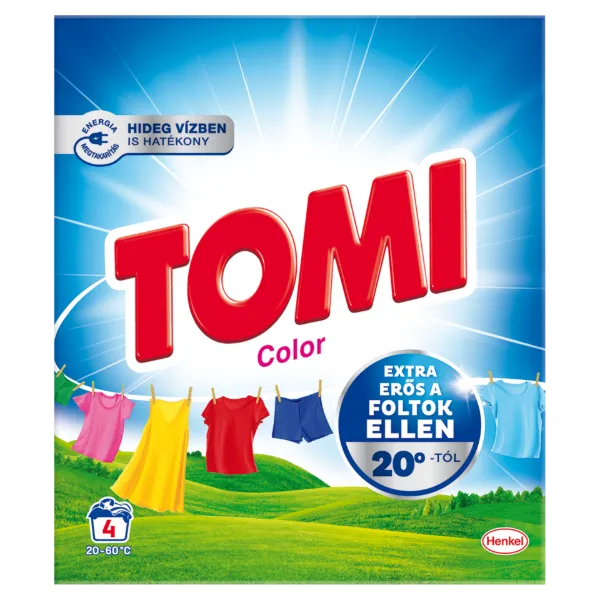 Tomi Color mosószer színes ruhákhoz 4 mosás 220 g termékhez kapcsolódó kép