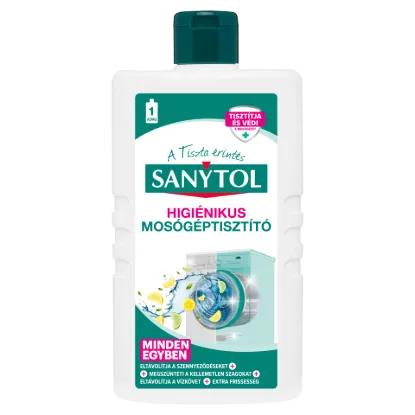 Sanytol higiénikus mosógéptisztító 250 ml termékhez kapcsolódó kép