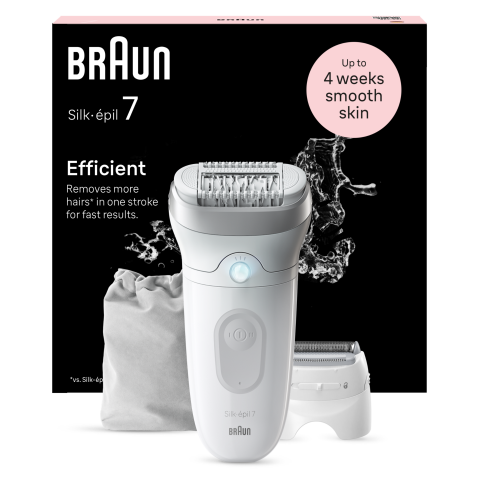 Braun Silk·épil 7, Epilátor az Egyszerű Szőrtelenítéshez, 7-041, Fehér/ezüst termékhez kapcsolódó kép