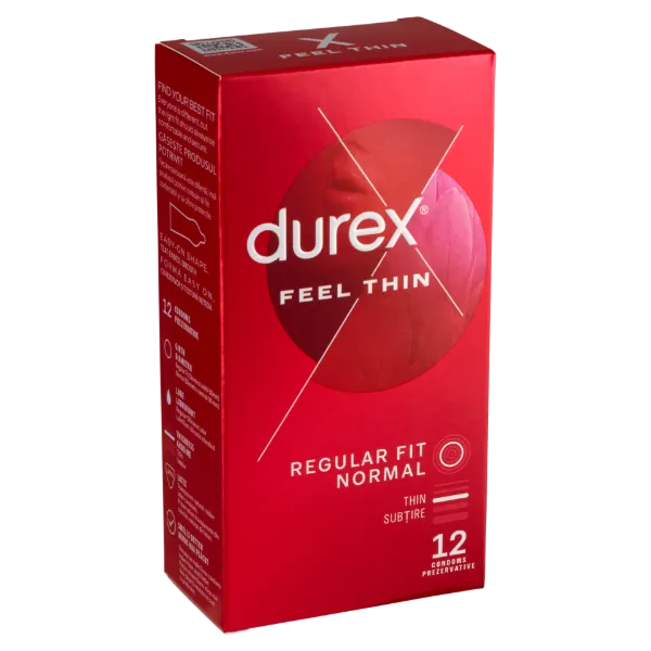 Durex Feel Thin óvszer 12 db termékhez kapcsolódó kép