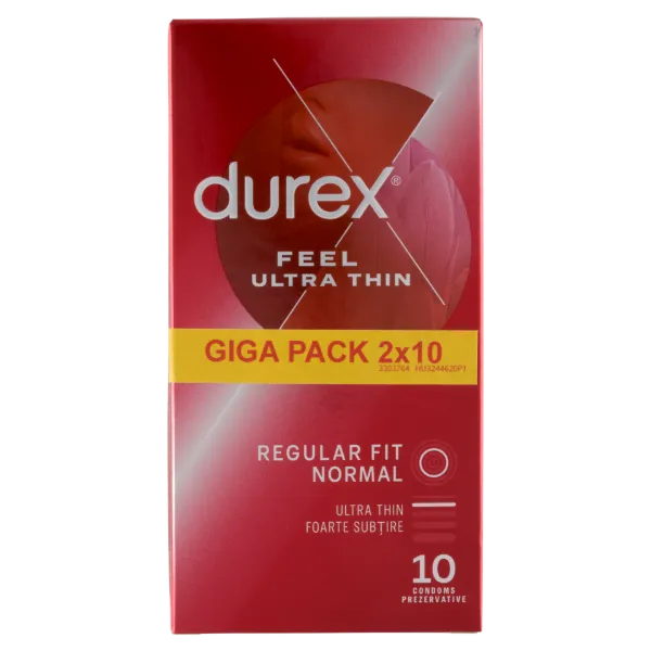 Durex Feel Ultra Thin óvszer 2 x 10 db termékhez kapcsolódó kép