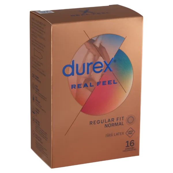 Durex Real Feel óvszer 16 db termékhez kapcsolódó kép