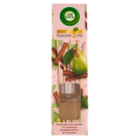 Air Wick Essential Oils Karamellizált Körte és Fahéj pálcikás légfrissítő 40 ml  termékhez kapcsolódó kép