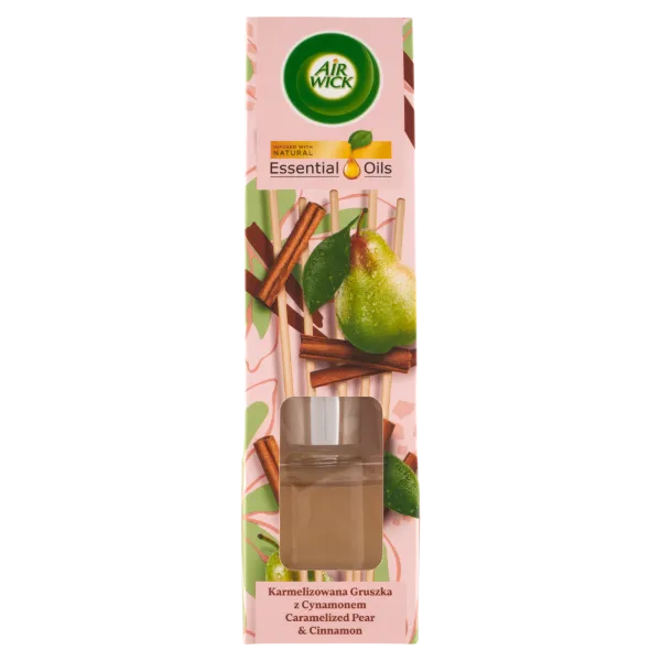 Air Wick Essential Oils Karamellizált Körte és Fahéj pálcikás légfrissítő 40 ml  termékhez kapcsolódó kép