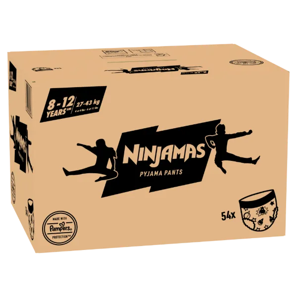 Ninjamas Pyjama Pants Űrhajós, 54 db Pyjama Bugyipelenka, 8 Éves Kor, 27kg-43kg termékhez kapcsolódó kép