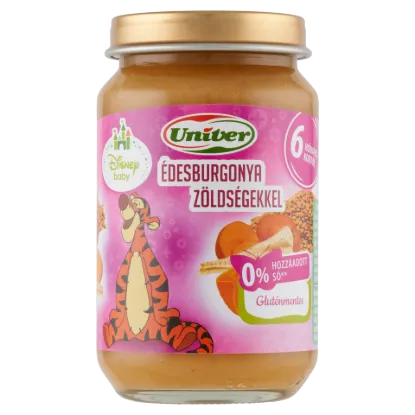 Univer Disney Baby édesburgonya zöldségekkel zöldségpüré bébiknek 6 hónapos kortól 163 g termékhez kapcsolódó kép