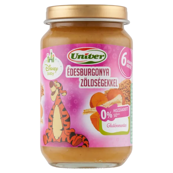 Univer Disney Baby édesburgonya zöldségekkel zöldségpüré bébiknek 6 hónapos kortól 163 g termékhez kapcsolódó kép
