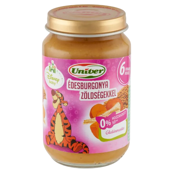 Univer Disney Baby édesburgonya zöldségekkel zöldségpüré bébiknek 6 hónapos kortól 163 g termékhez kapcsolódó kép