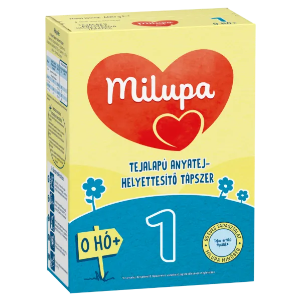 Milupa 1 tejalapú anyatej-helyettesítő tápszer 0 hó+ 600 g termékhez kapcsolódó kép