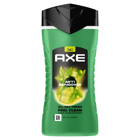 AXE Anti Hangover 3 in 1 tusfürdő testre, arcra, hajra 250 ml termékhez kapcsolódó kép