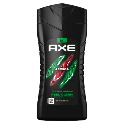 AXE Africa 3 in 1 tusfürdő testre, arcra, hajra 250 ml termékhez kapcsolódó kép