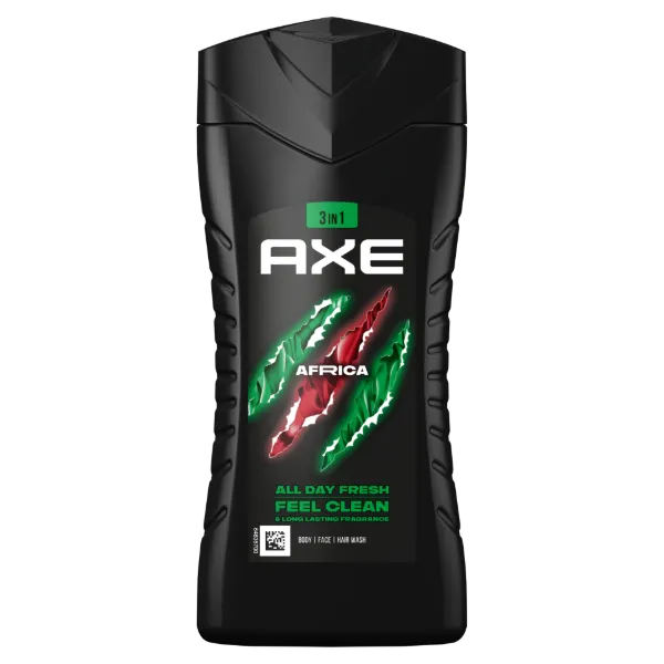 AXE Africa 3 in 1 tusfürdő testre, arcra, hajra 250 ml termékhez kapcsolódó kép